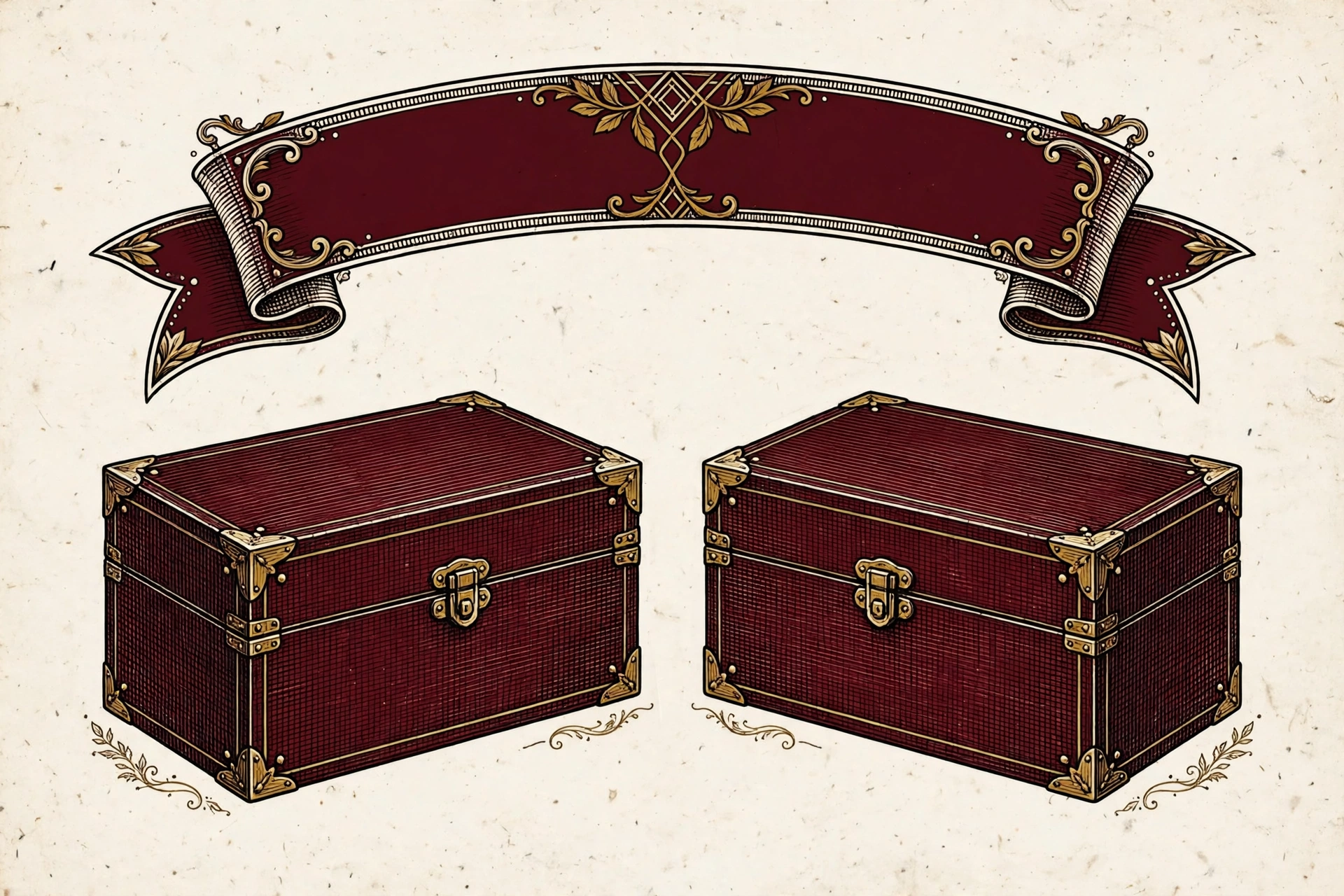 Two product boxes under a single answer banner